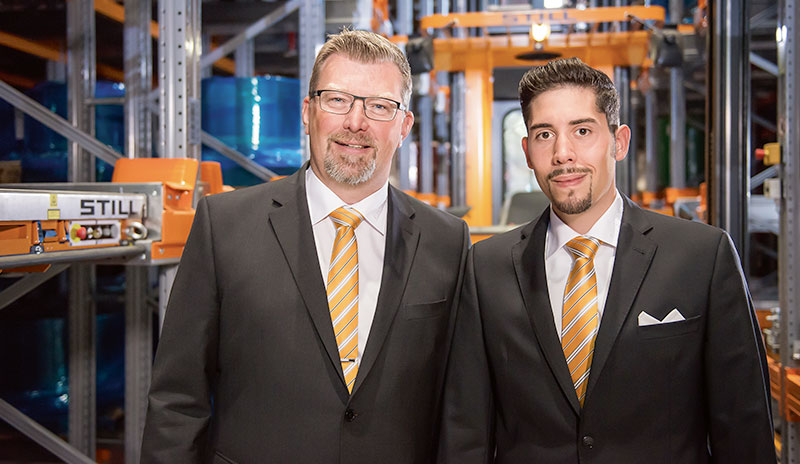 Christian Heuchemer (right), managing director, and Thomas Schmitt, the plastics plant’s manager (photo)