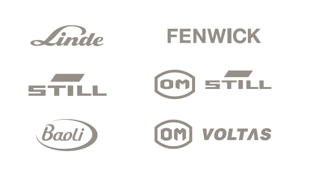 Linde, STILL, Baoli, Fenwick, OM STILL and OM VOLTAS (logo)